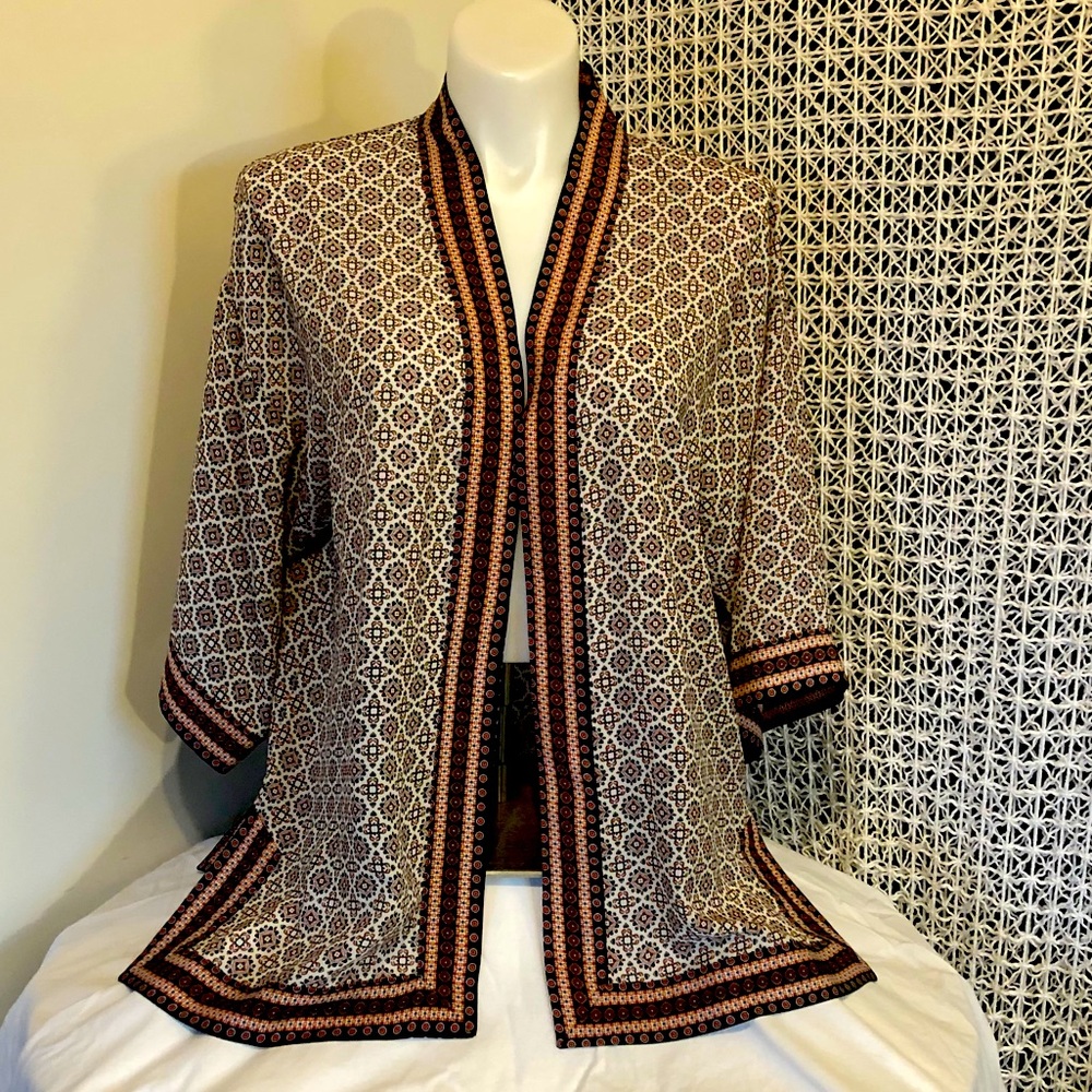 NWT Max Studio Open Front Kimono Cover Up